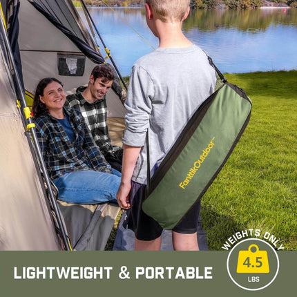 FanttikOutdoor lightweight portable camping chair with 4.5 lb carry bag