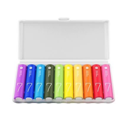Xiaomi AAA Rainbow Batteries (10 Count)
